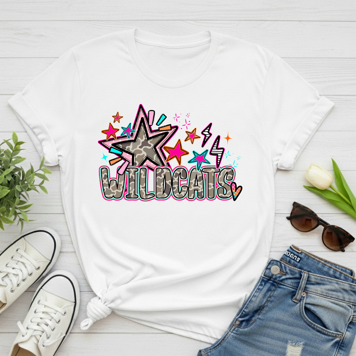 Wildcats Star Graphic T-Shirt