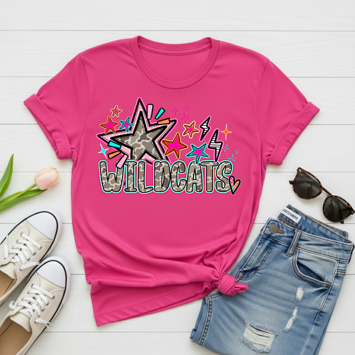 Wildcats Star Graphic T-Shirt