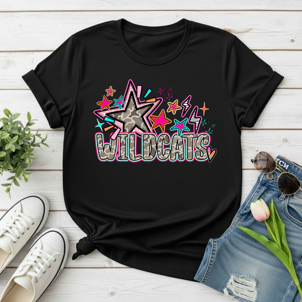 Wildcats Star Graphic T-Shirt