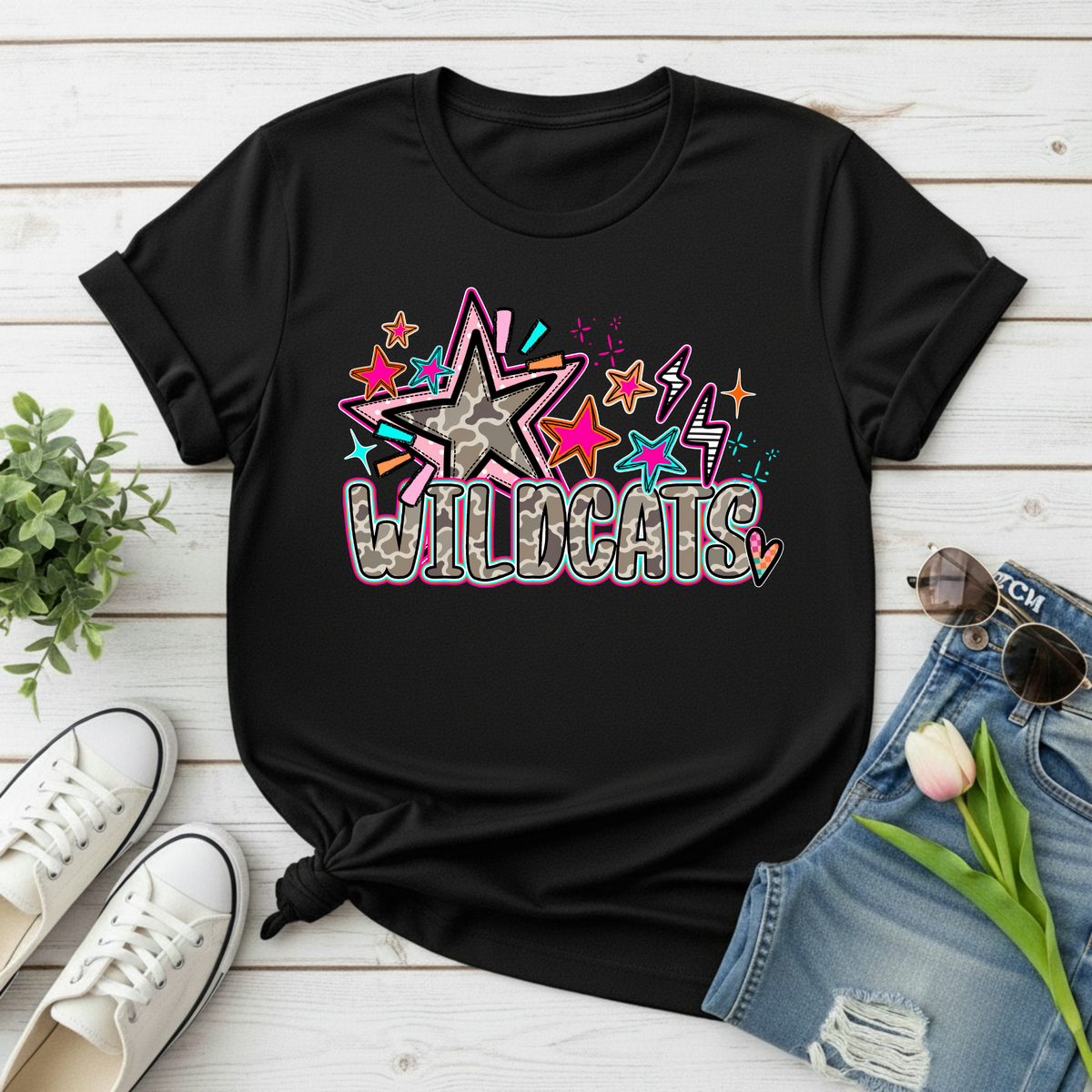Wildcats Star Graphic T-Shirt