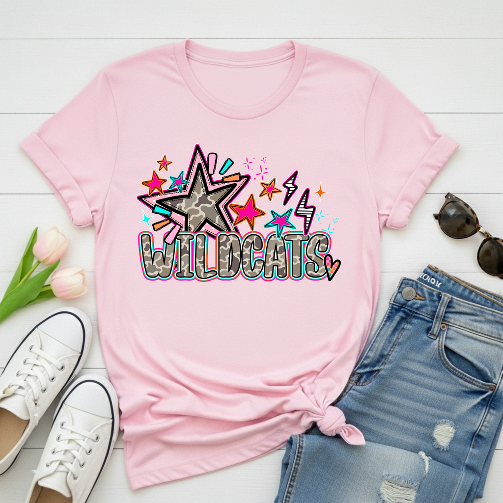 Wildcats Star Graphic T-Shirt