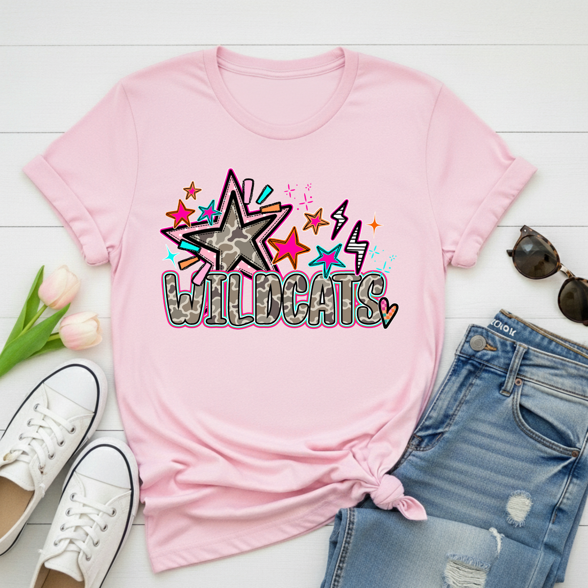 Wildcats Star Graphic T-Shirt