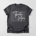 'Theatre Mom' Scripted White Tee