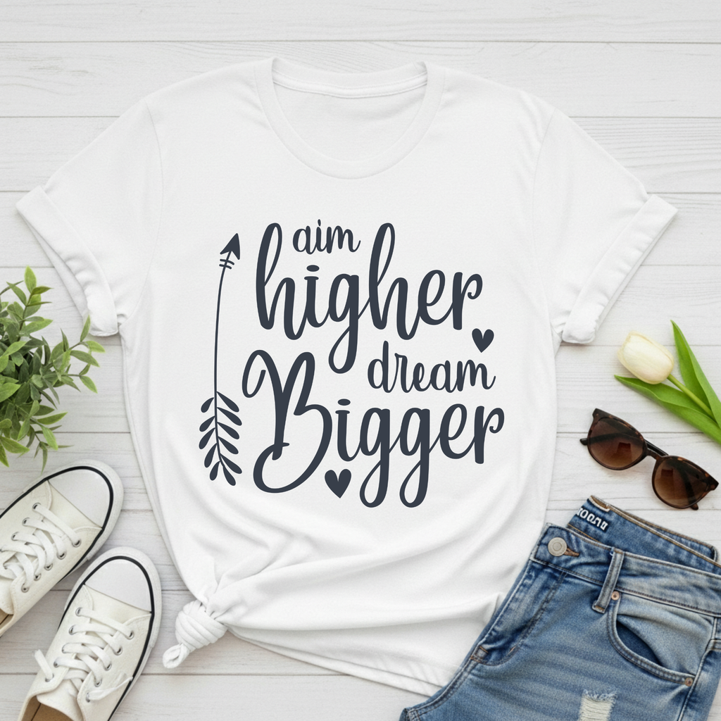 "Aim Higher Dream Bigger" T-Shirt