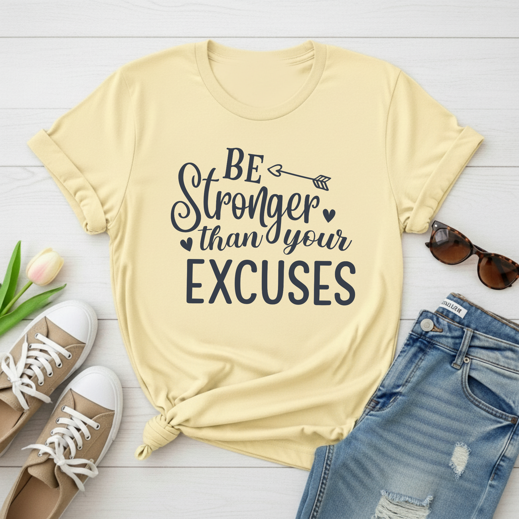 Be Stronger Than Your Excuses T-Shirt
