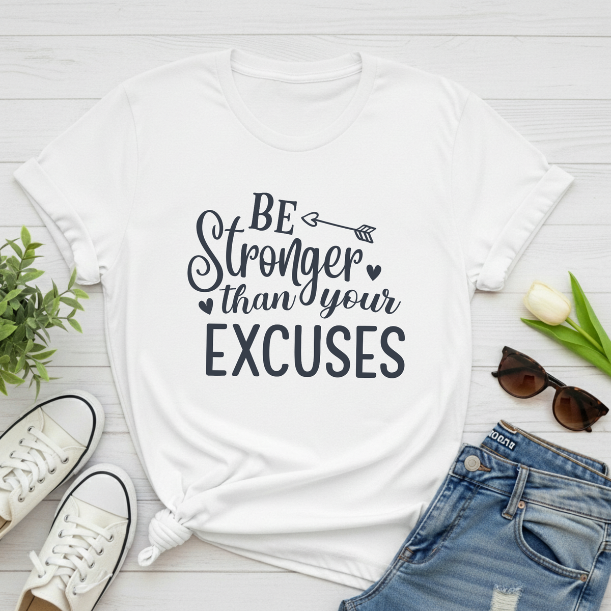 Be Stronger Than Your Excuses T-Shirt