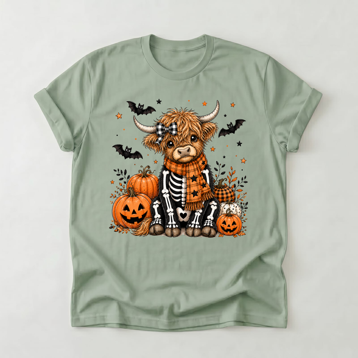 Halloween Highland Cow T-Shirt
