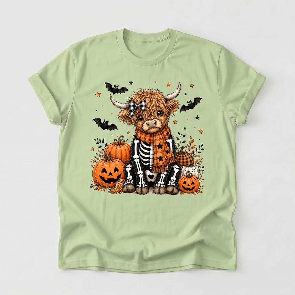 Halloween Highland Cow T-Shirt