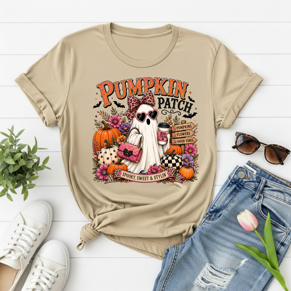 Ghost Pumpkin Patch T-Shirt