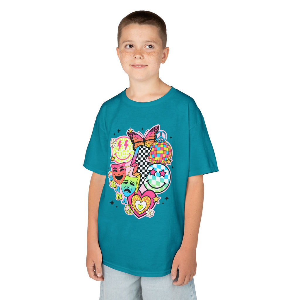 Kids Drama T-Shirt — Colorful Happy Collage