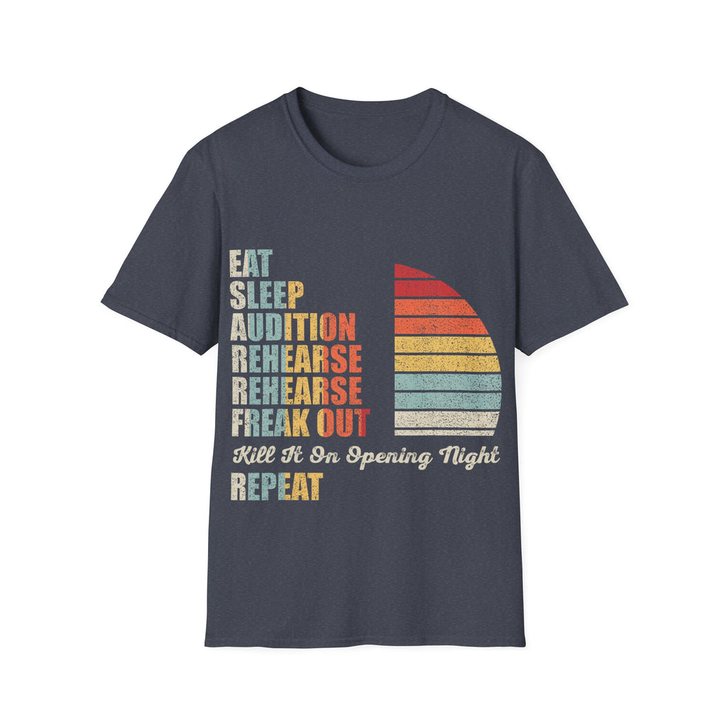 Vintage Rehearse, Freak Out, Repeat T‑Shirt