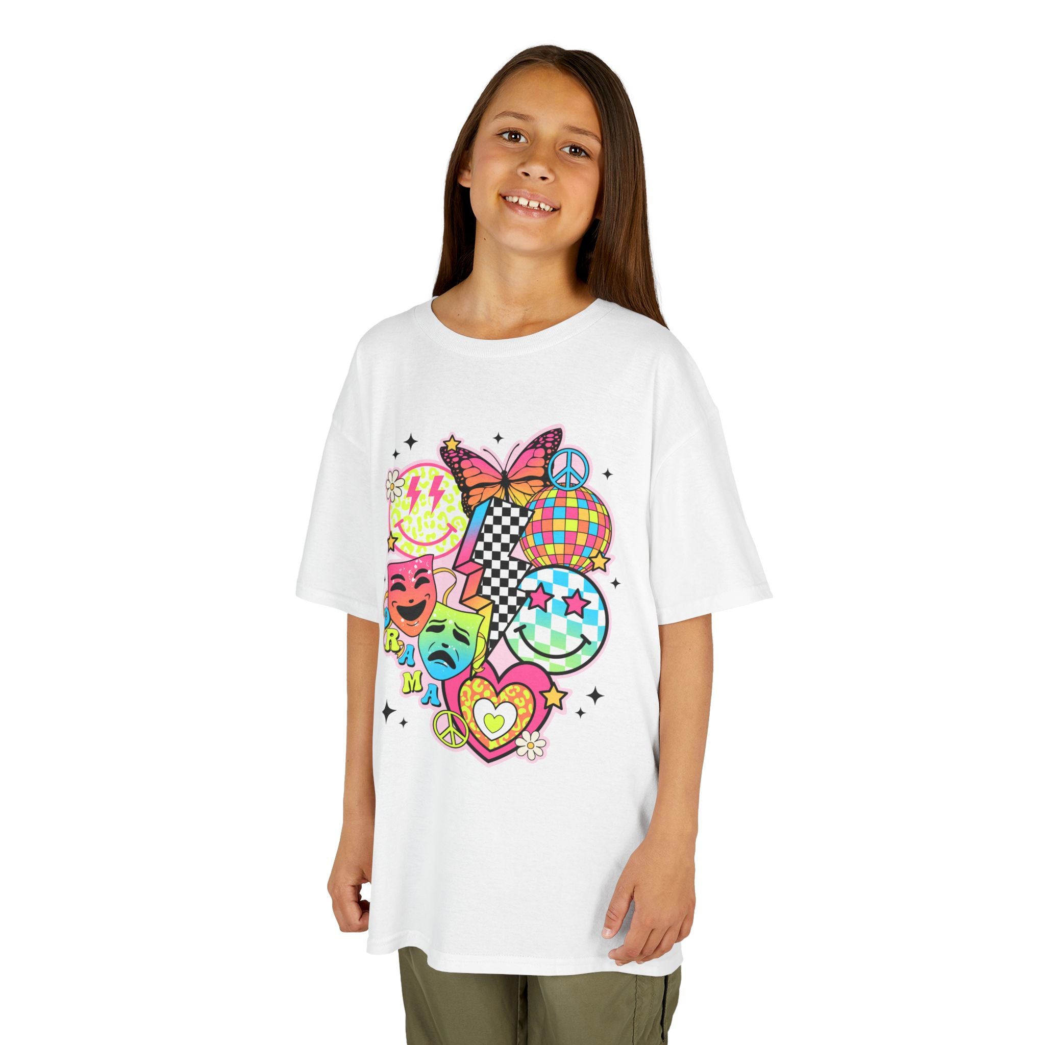 Kids Drama T-Shirt — Colorful Happy Collage