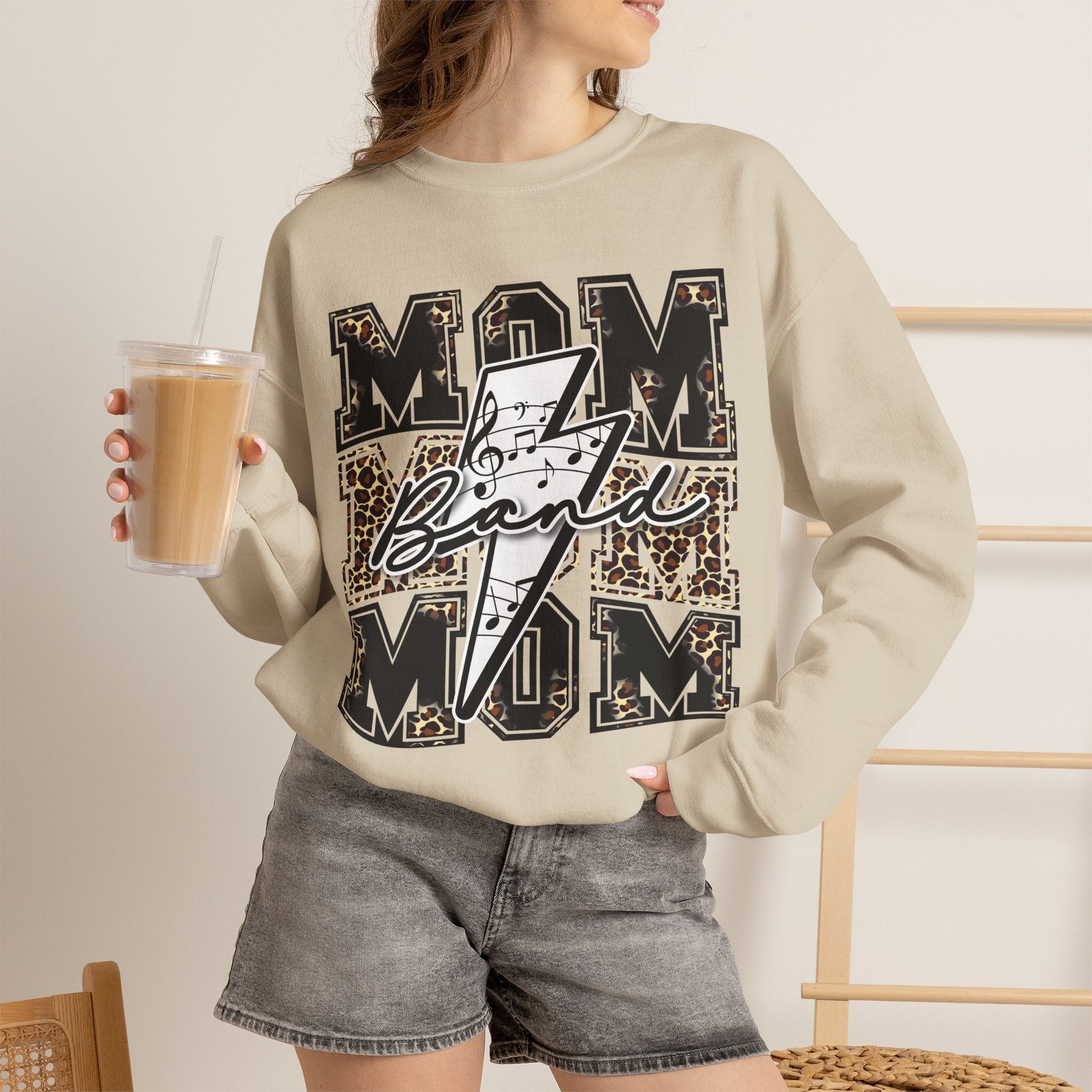 BAnd Mom Crewneck Sweatshirt