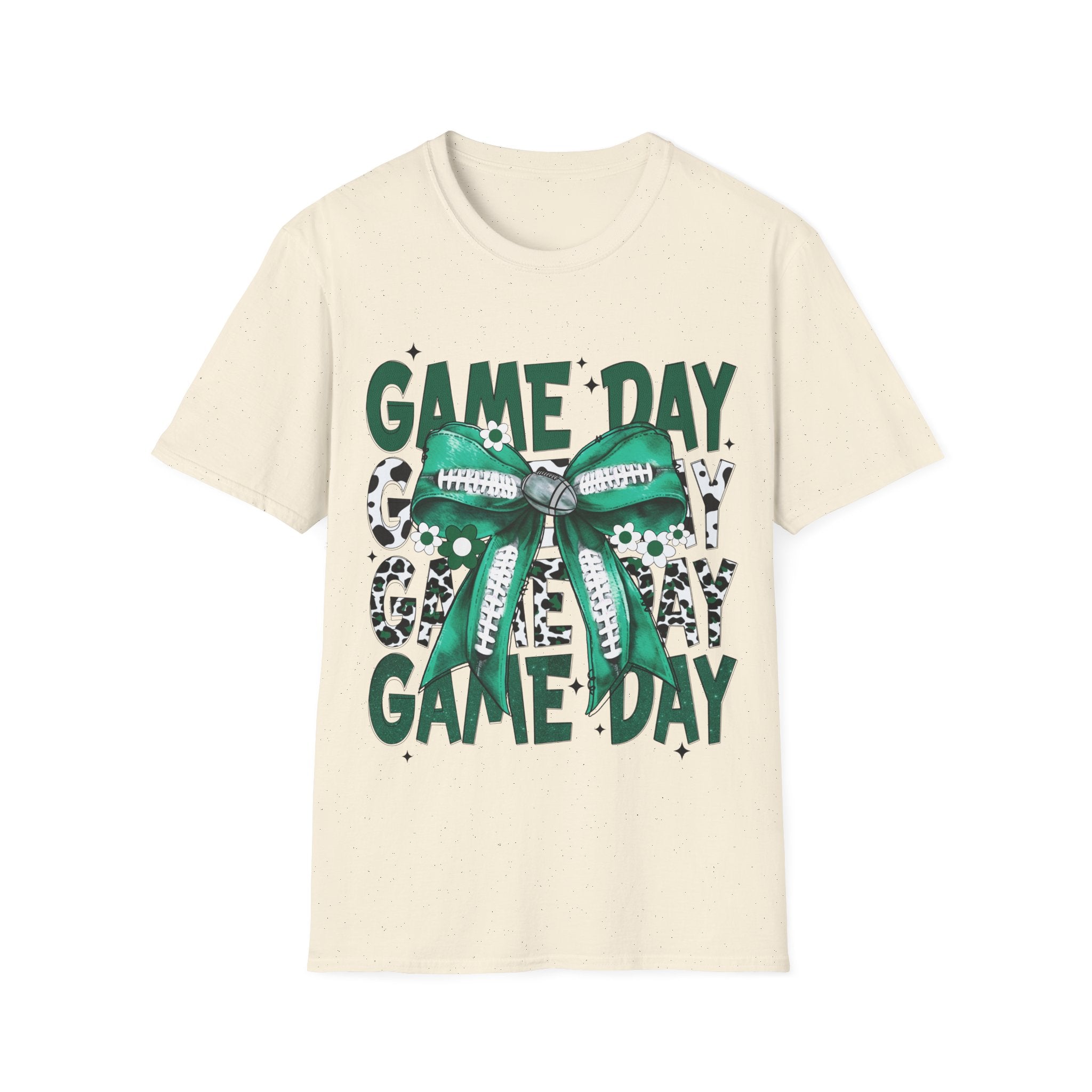 Game Day T-Shirt — Green Bow Football Tee