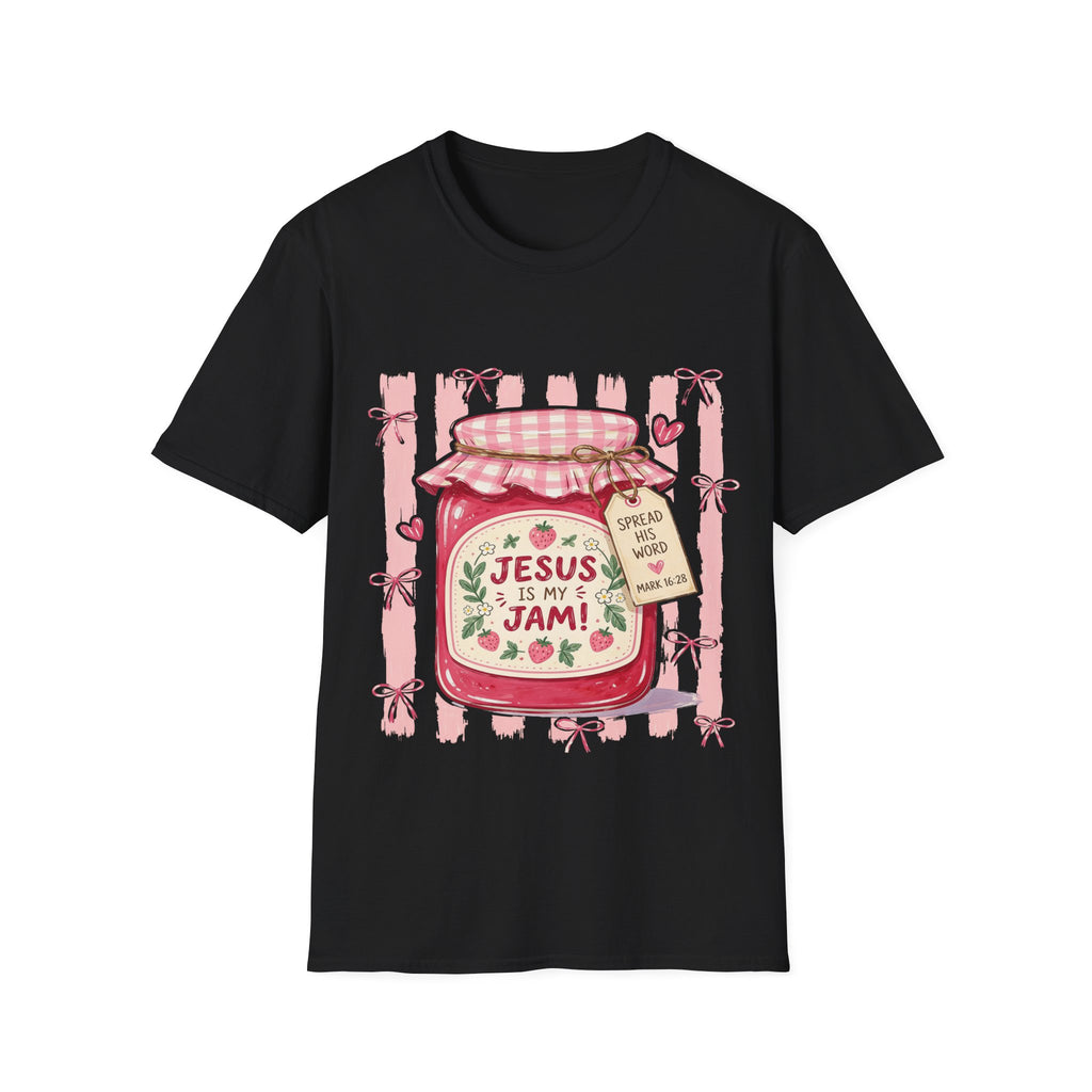 Jesus Is My Jam T-Shirt — Christian Faith Jam Jar Graphic Tee