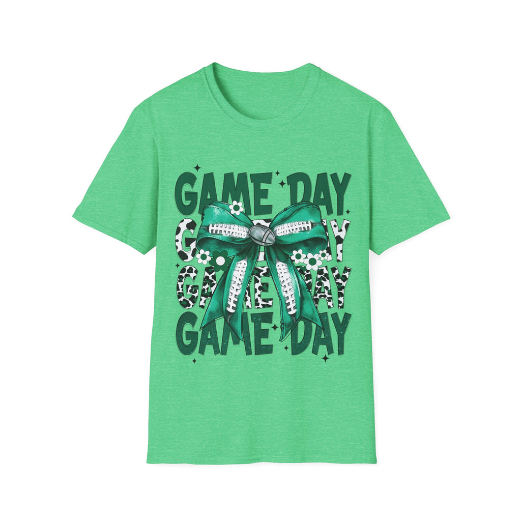 Game Day T-Shirt — Green Bow Football Tee