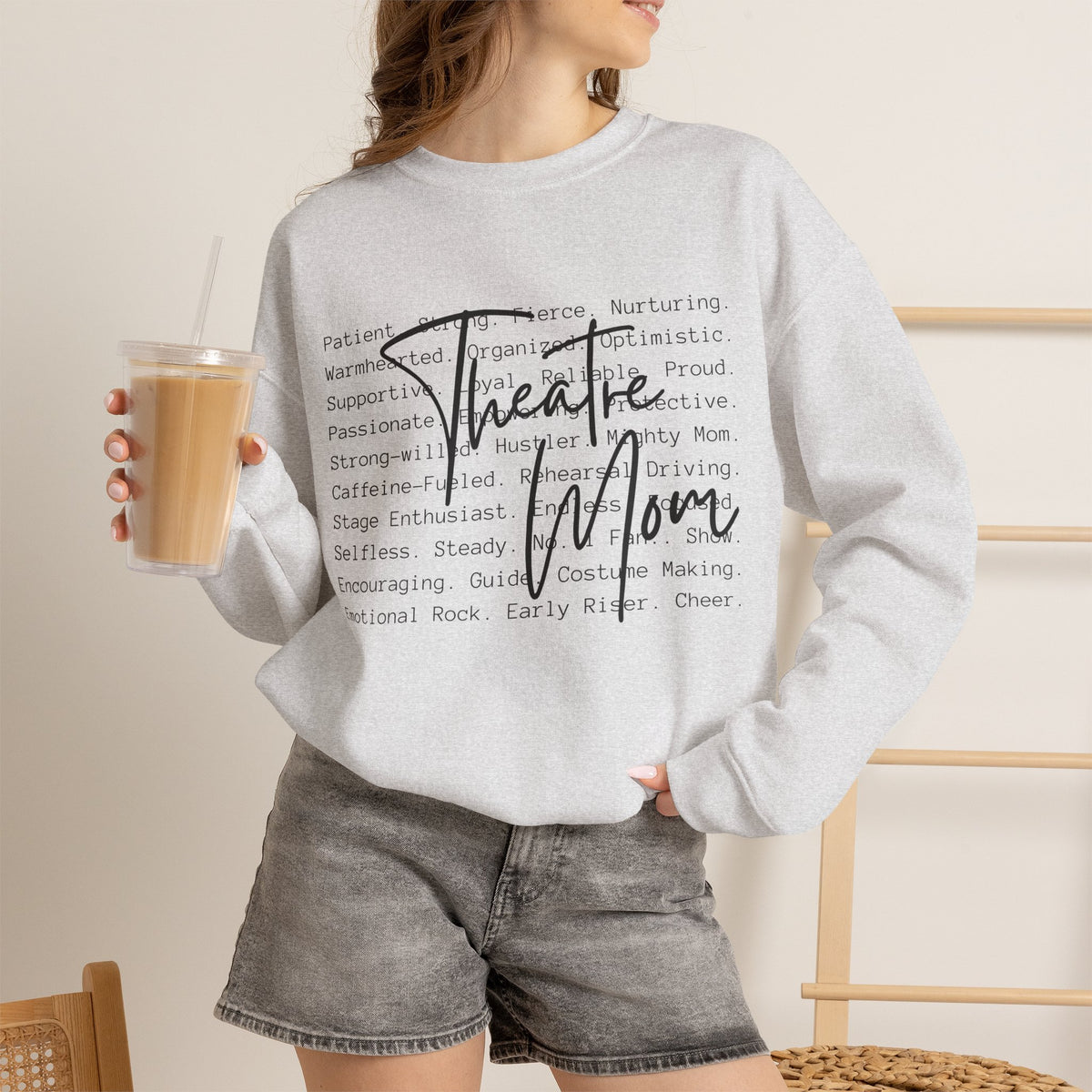 Theatre Mom Sweatshirt – Scripted Word Art Crewneck