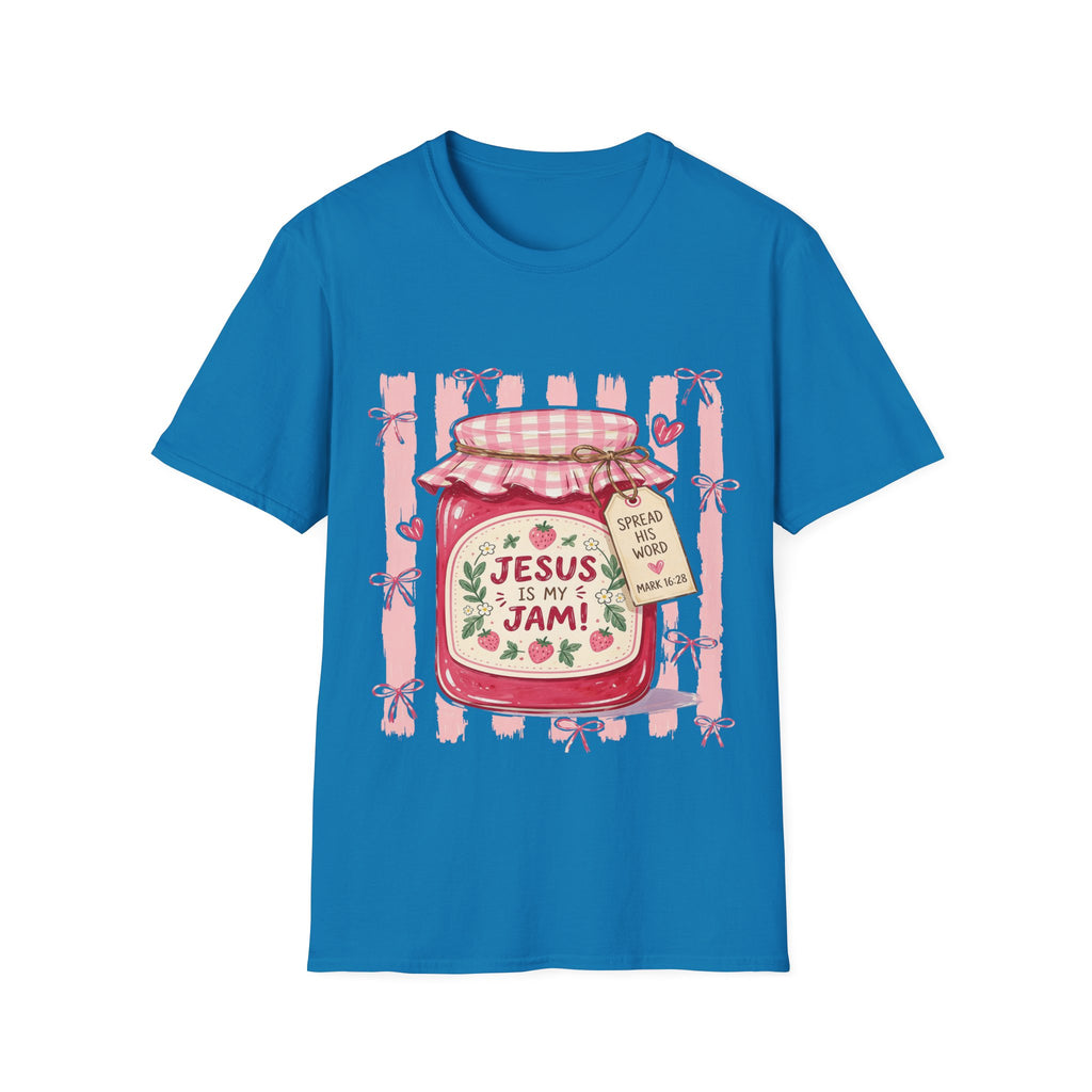 Jesus Is My Jam T-Shirt — Christian Faith Jam Jar Graphic Tee