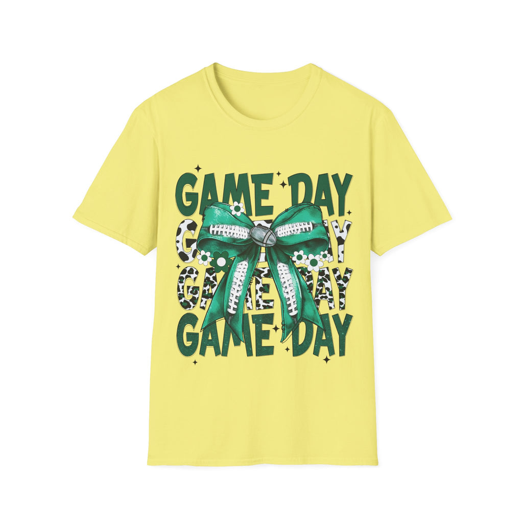 Game Day T-Shirt — Green Bow Football Tee