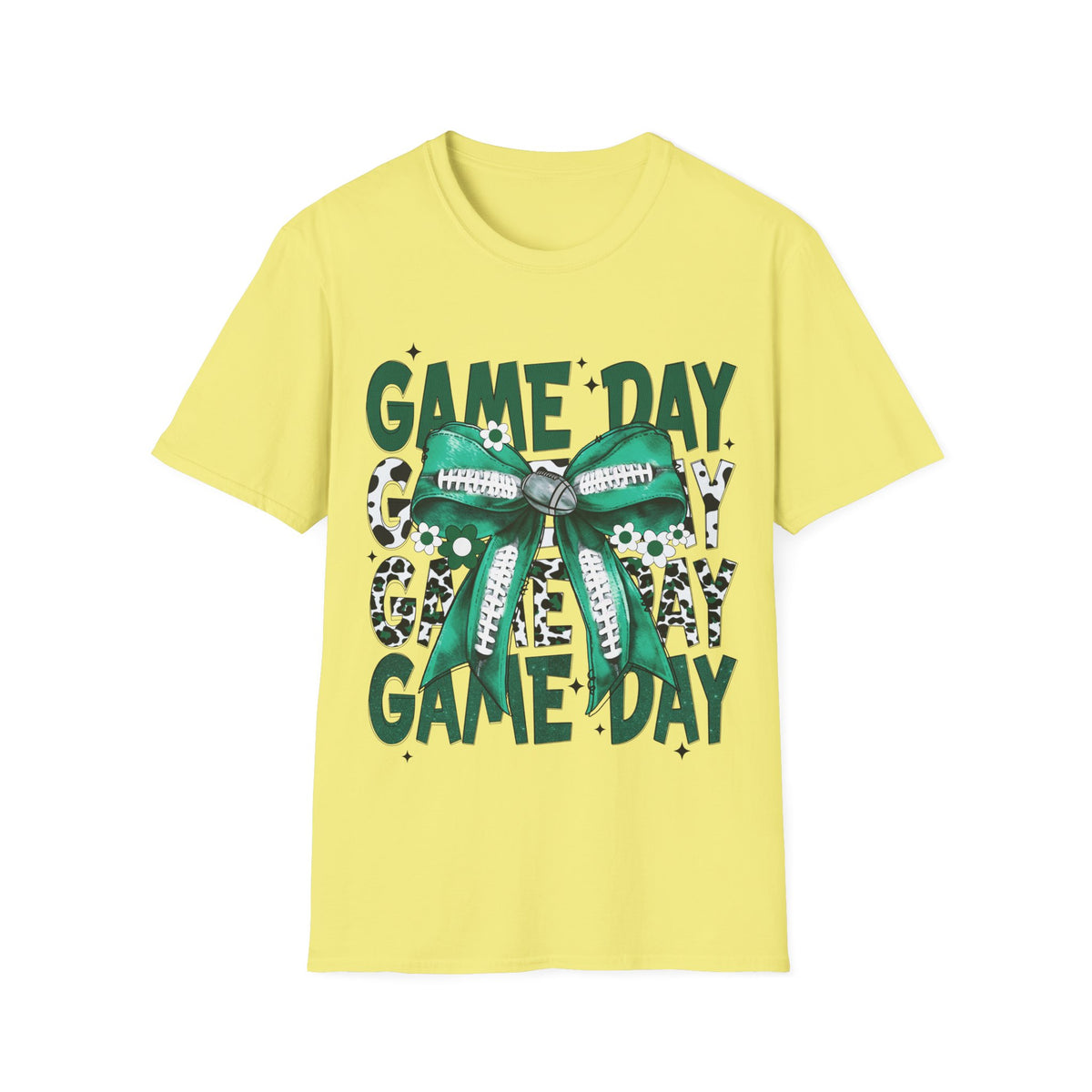 Game Day T-Shirt — Green Bow Football Tee