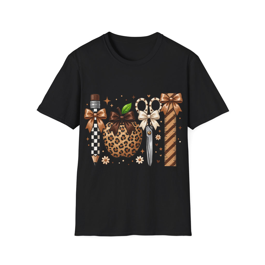 Leopard Apple Scissors T‑Shirt