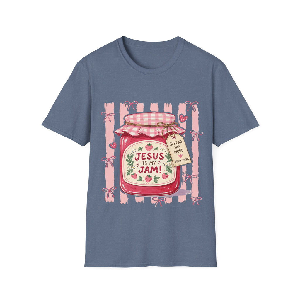 Jesus Is My Jam T-Shirt — Christian Faith Jam Jar Graphic Tee