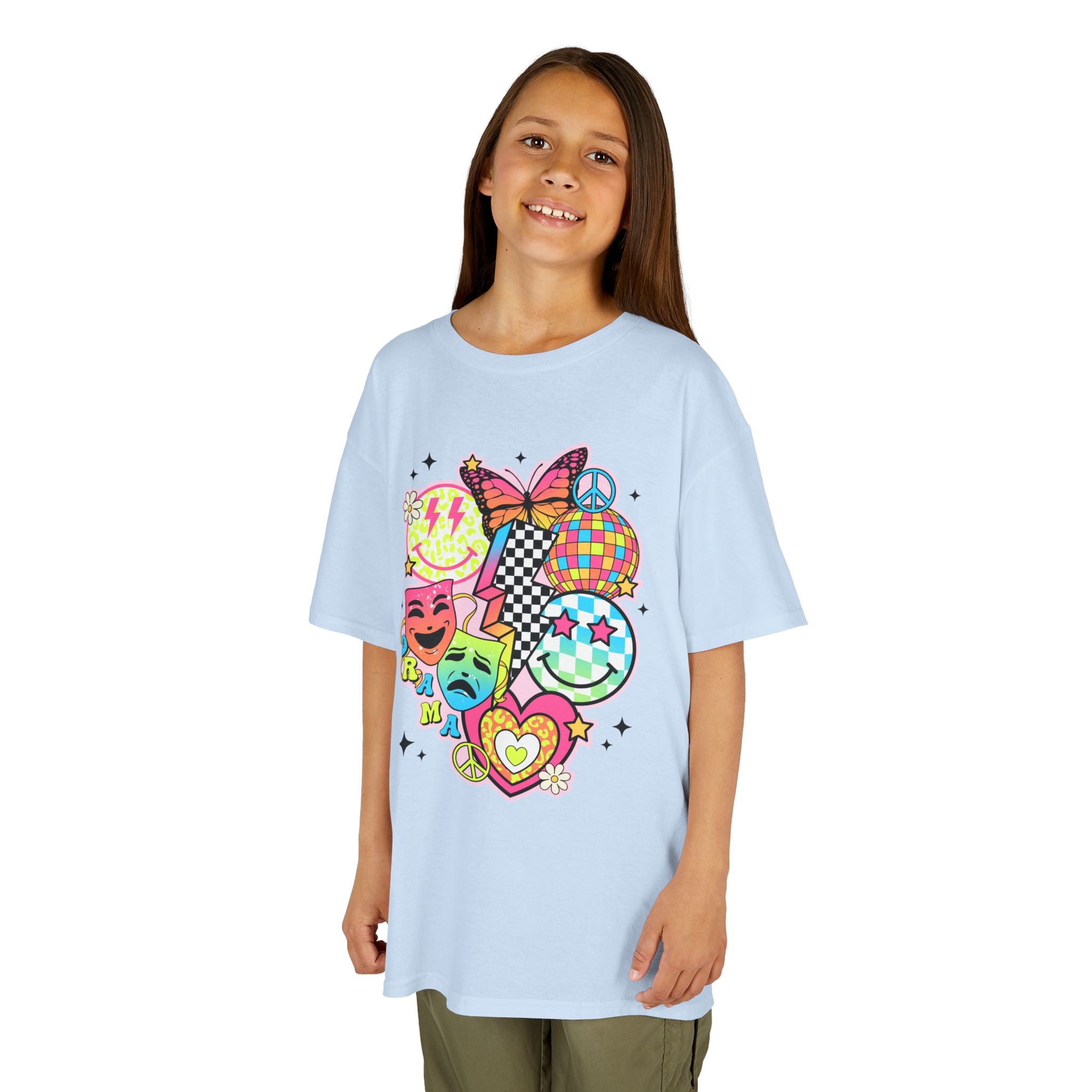 Kids Drama T-Shirt — Colorful Happy Collage