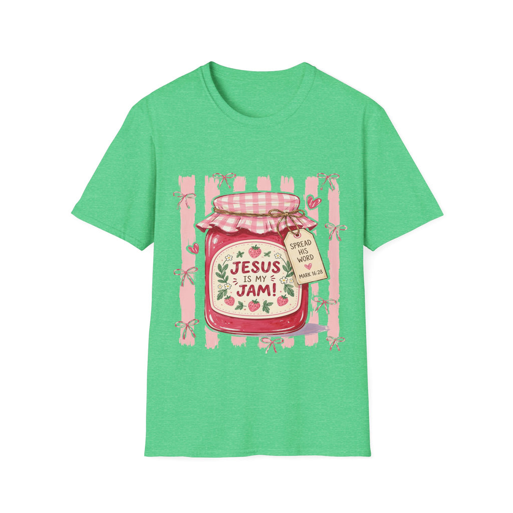 Jesus Is My Jam T-Shirt — Christian Faith Jam Jar Graphic Tee
