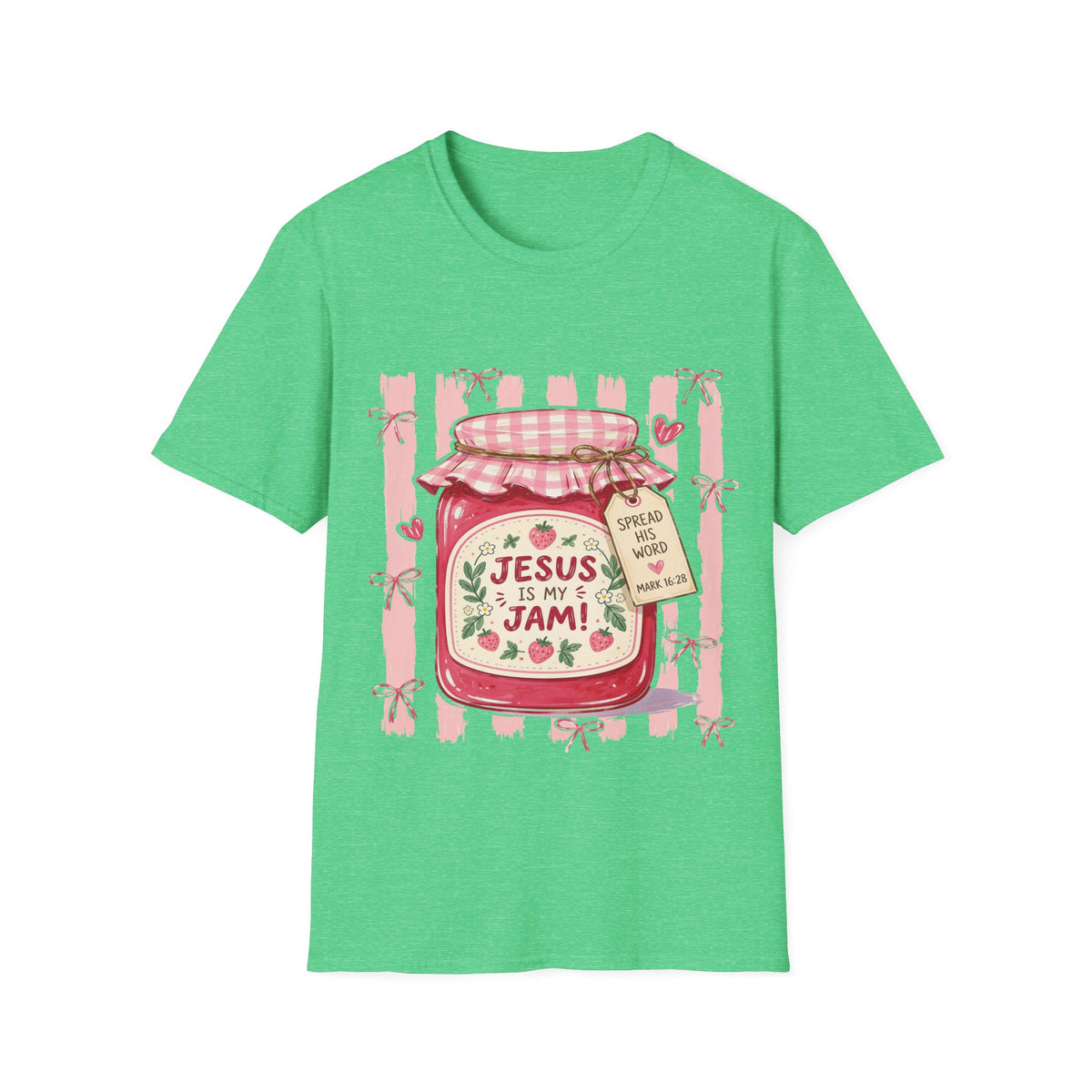 Jesus Is My Jam T-Shirt — Christian Faith Jam Jar Graphic Tee