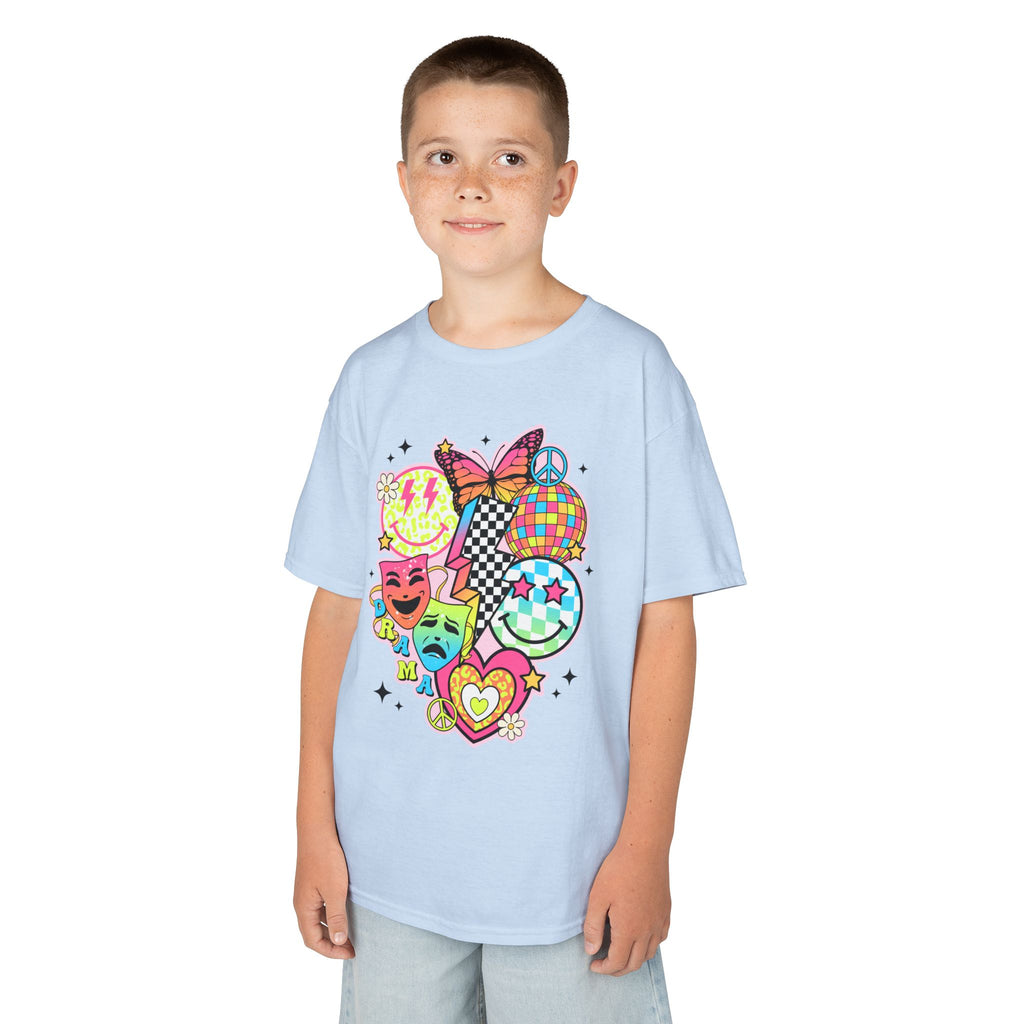 Kids Drama T-Shirt — Colorful Happy Collage