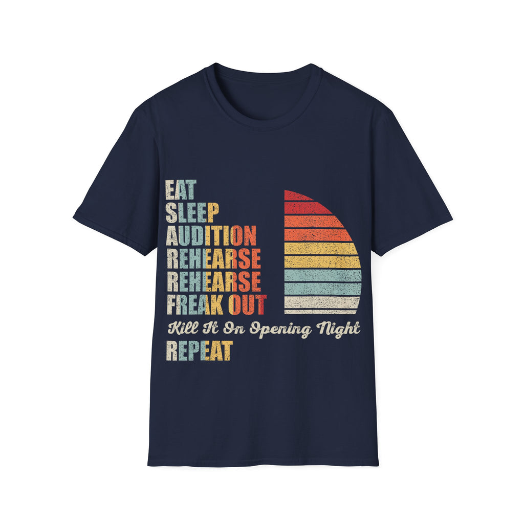 Vintage Rehearse, Freak Out, Repeat T‑Shirt