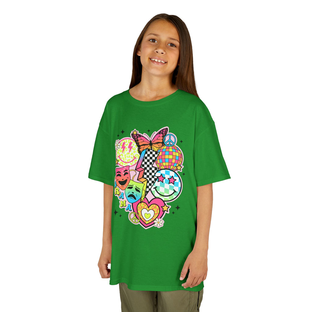 Kids Drama T-Shirt — Colorful Happy Collage
