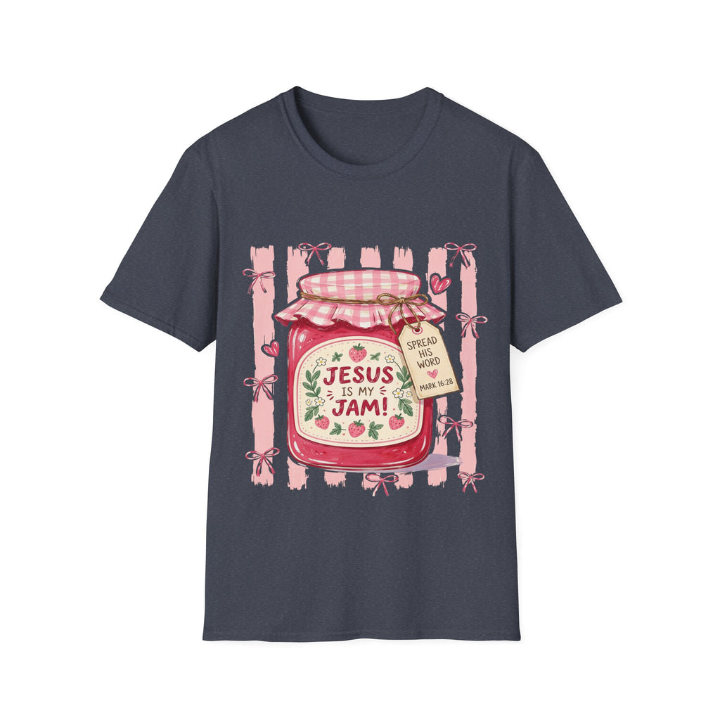 Jesus Is My Jam T-Shirt — Christian Faith Jam Jar Graphic Tee