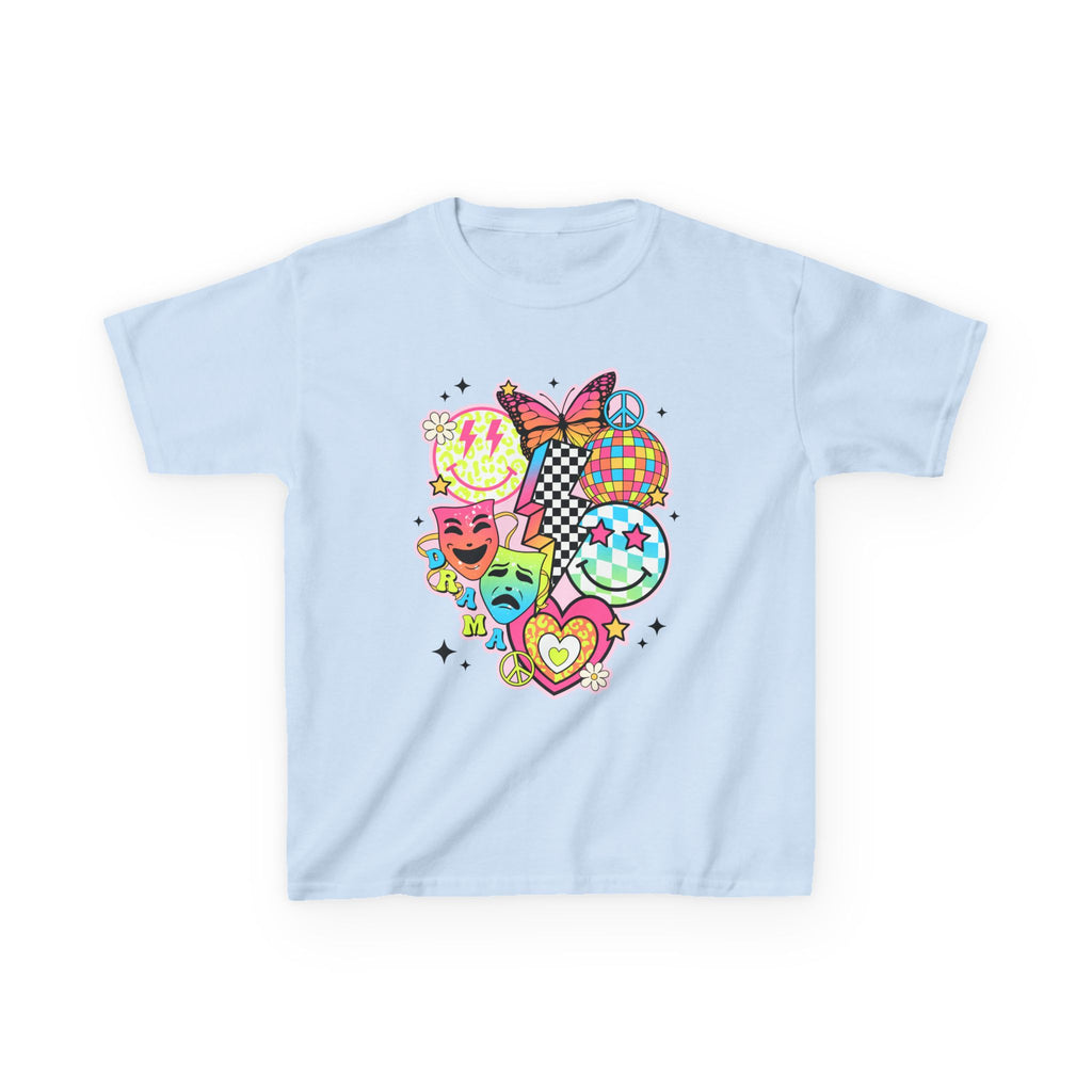 Kids Drama T-Shirt — Colorful Happy Collage