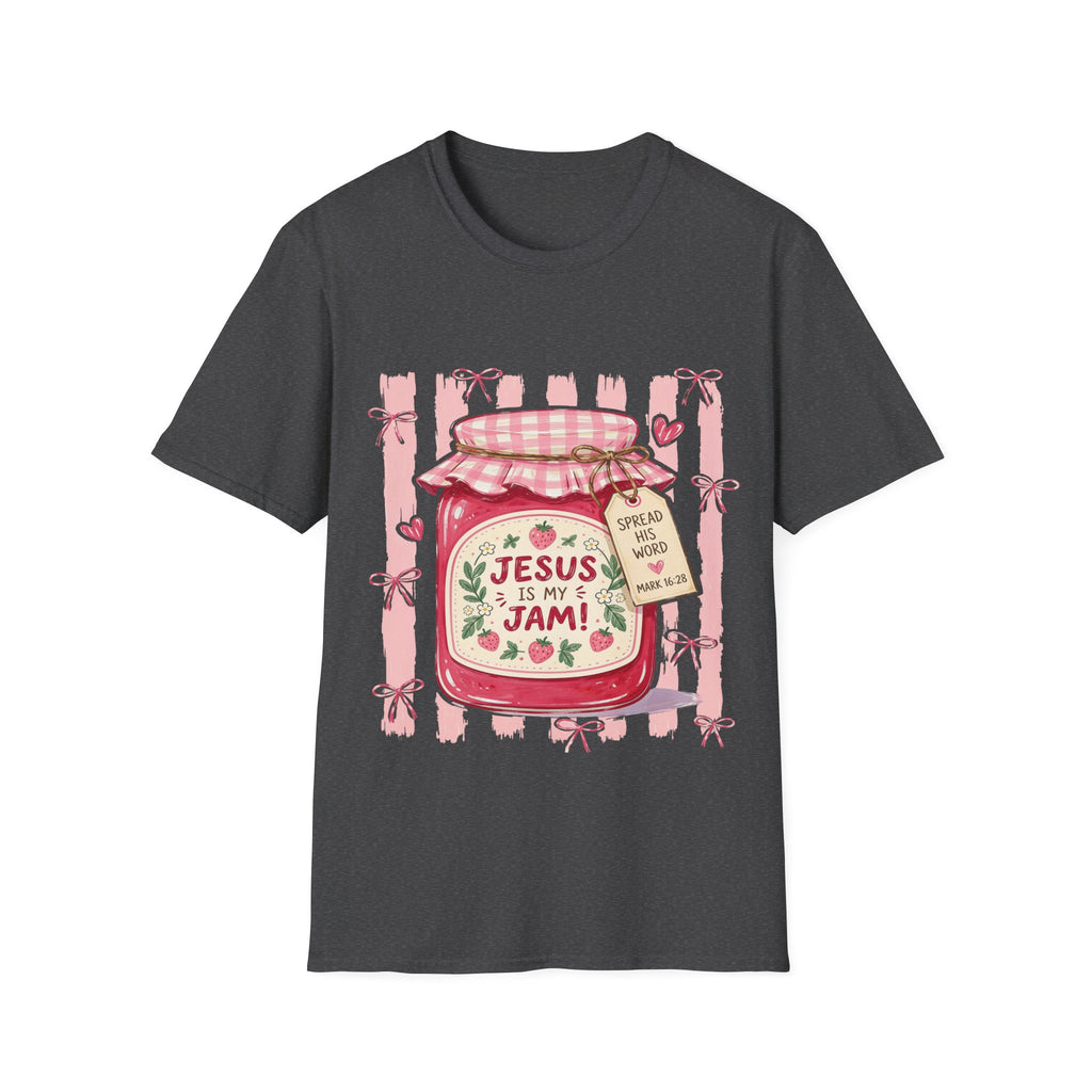 Jesus Is My Jam T-Shirt — Christian Faith Jam Jar Graphic Tee