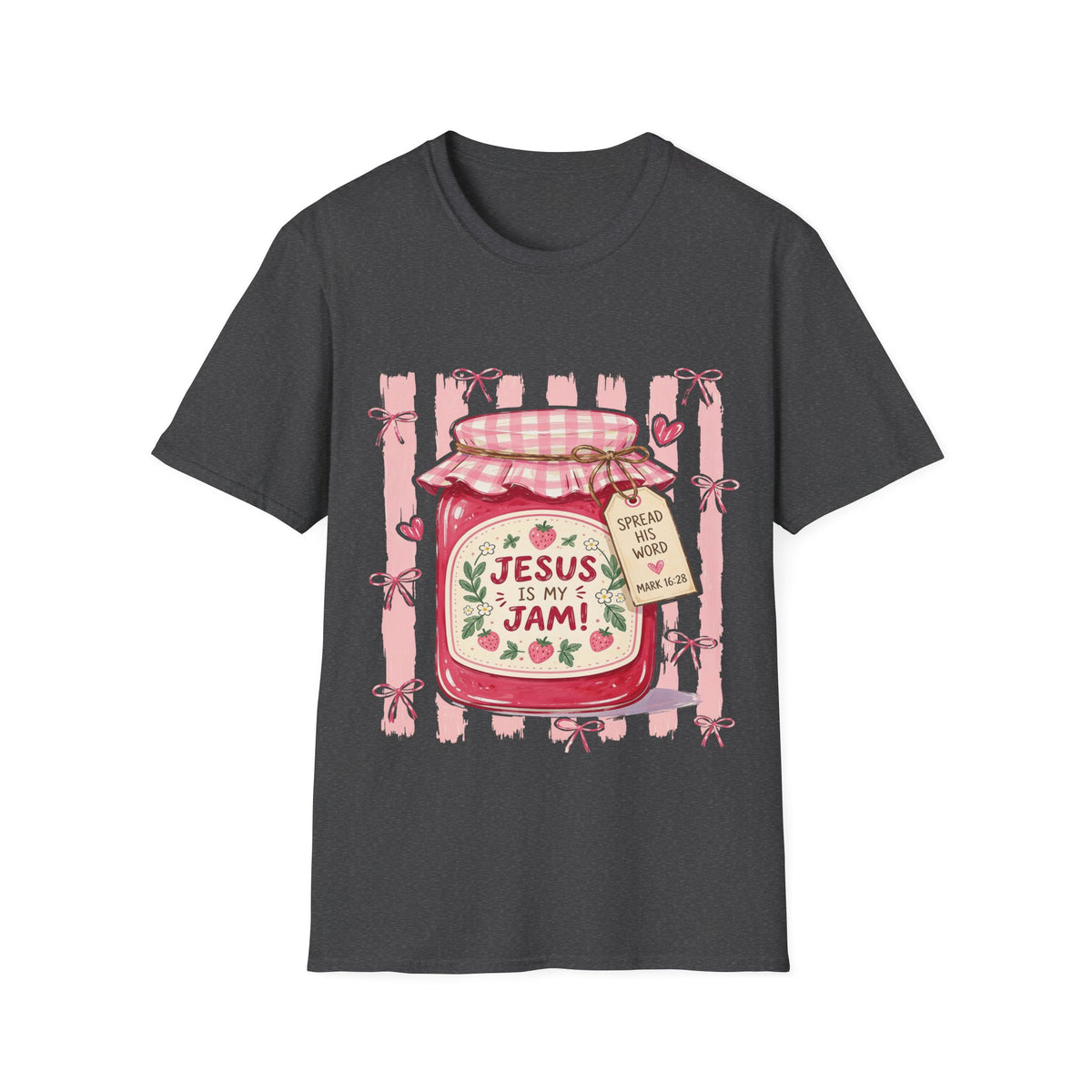Jesus Is My Jam T-Shirt — Christian Faith Jam Jar Graphic Tee