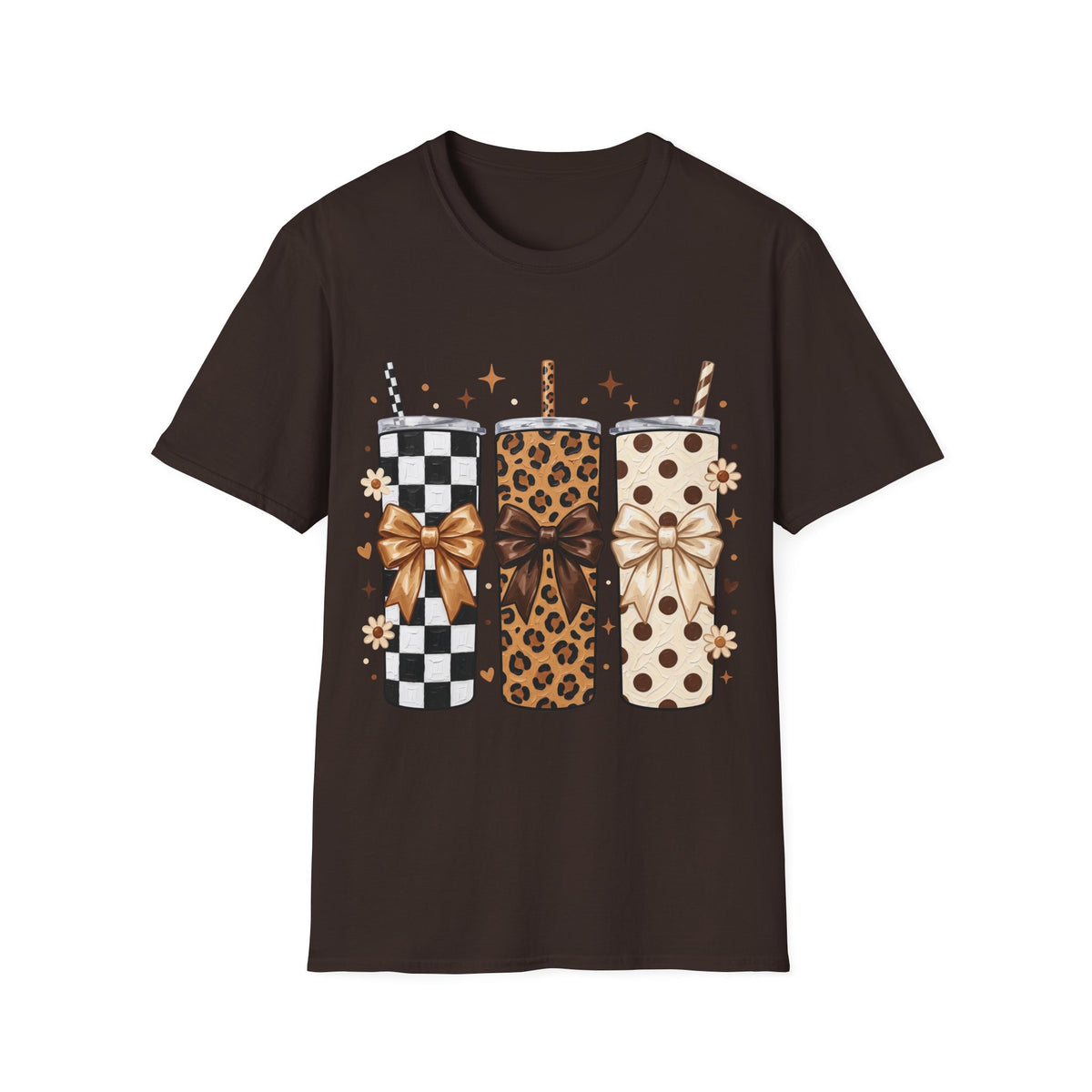 Tumbler Trio Pattern T-Shirt