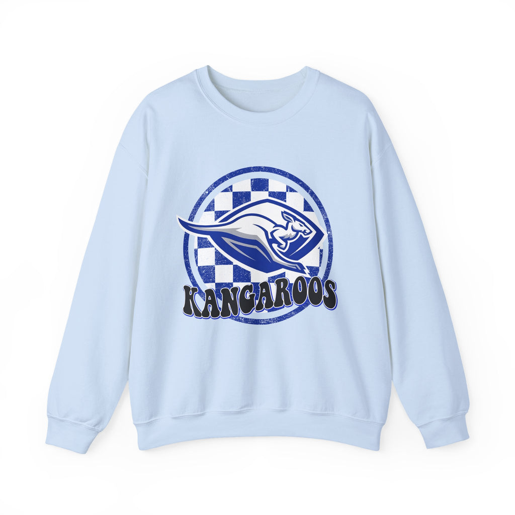 Kangaroos Crewneck Sweatshirt — Retro Mascot Sports Pullover