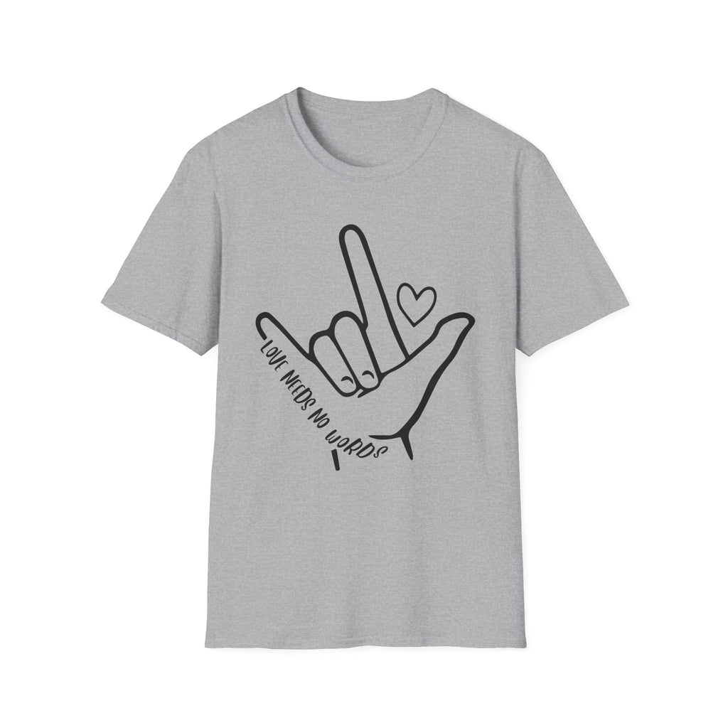 ASL 'I Love You' T-Shirt – Hand Sign Graphic Tee