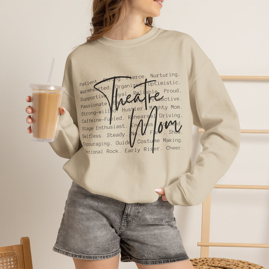 Theatre Mom Sweatshirt – Scripted Word Art Crewneck