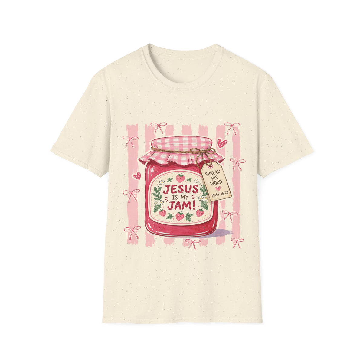 Jesus Is My Jam T-Shirt — Christian Faith Jam Jar Graphic Tee