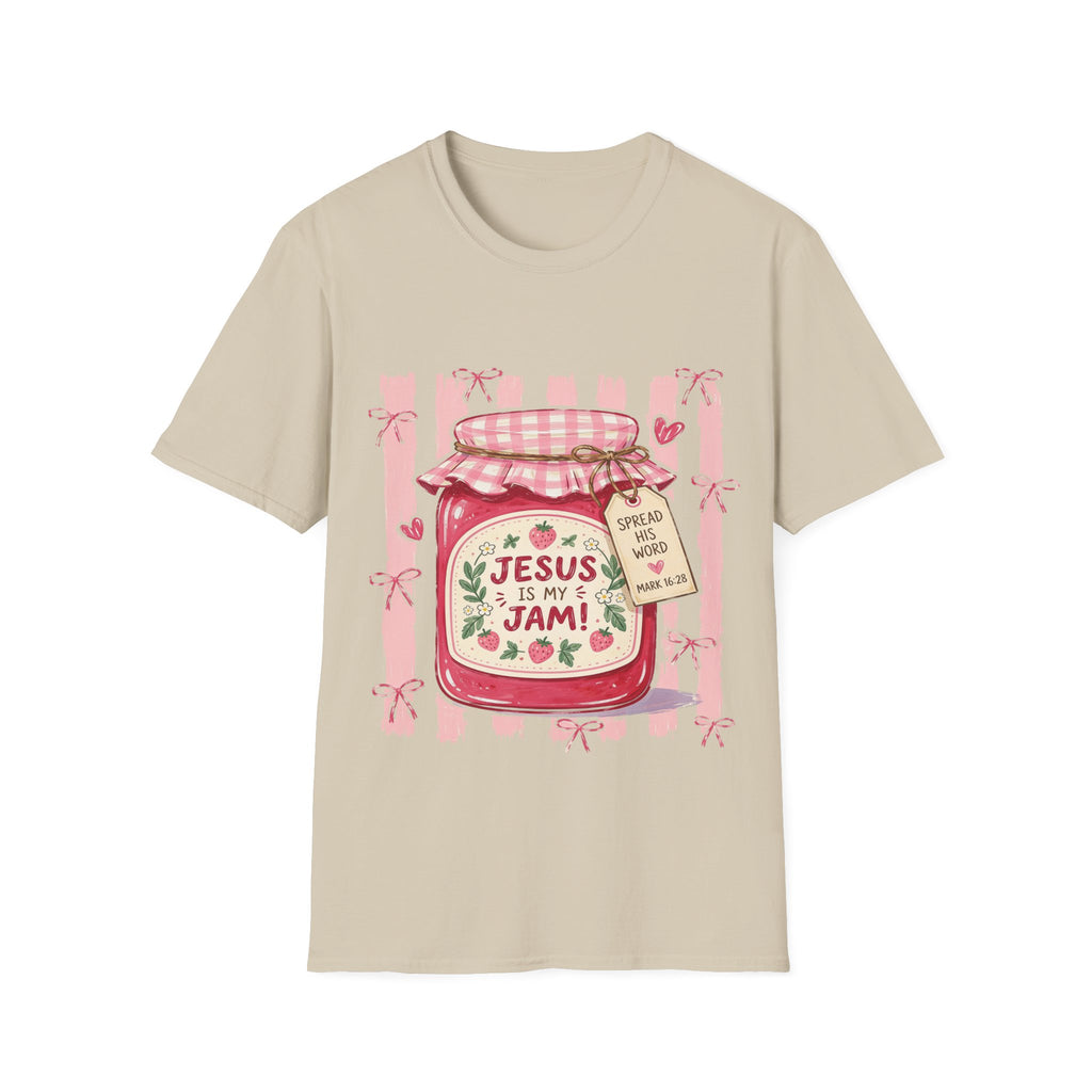 Jesus Is My Jam T-Shirt — Christian Faith Jam Jar Graphic Tee