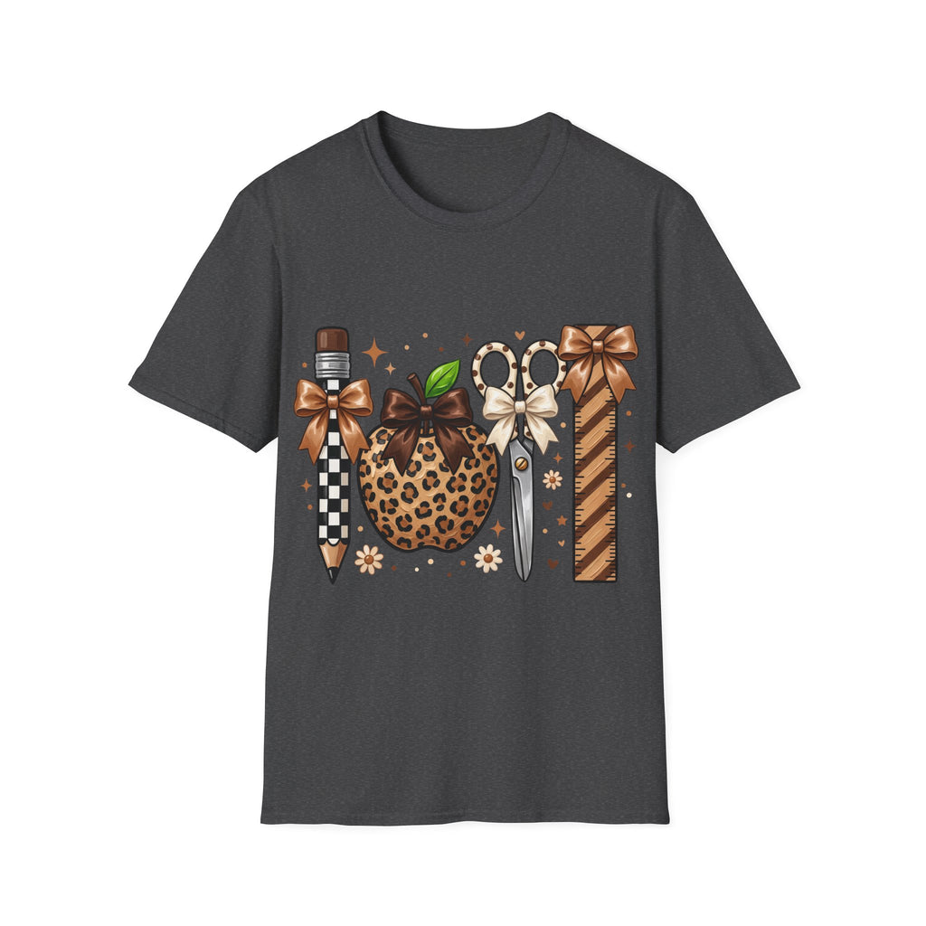 Leopard Apple Scissors T‑Shirt