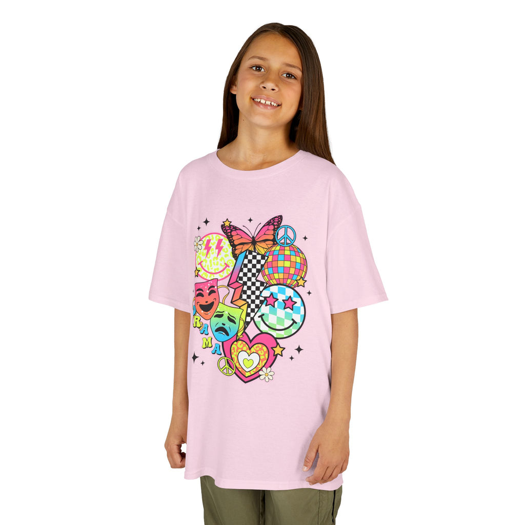Kids Drama T-Shirt — Colorful Happy Collage