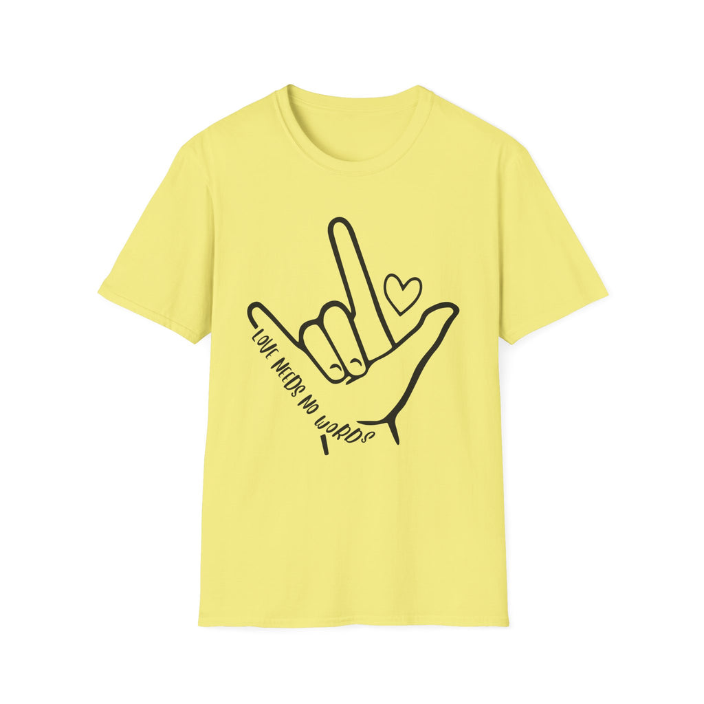 ASL 'I Love You' T-Shirt – Hand Sign Graphic Tee