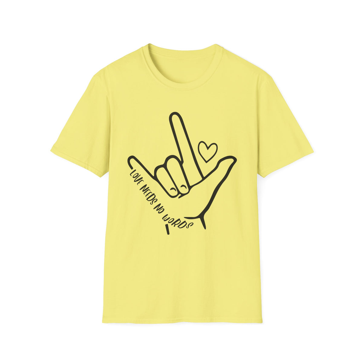 ASL 'I Love You' T-Shirt – Hand Sign Graphic Tee