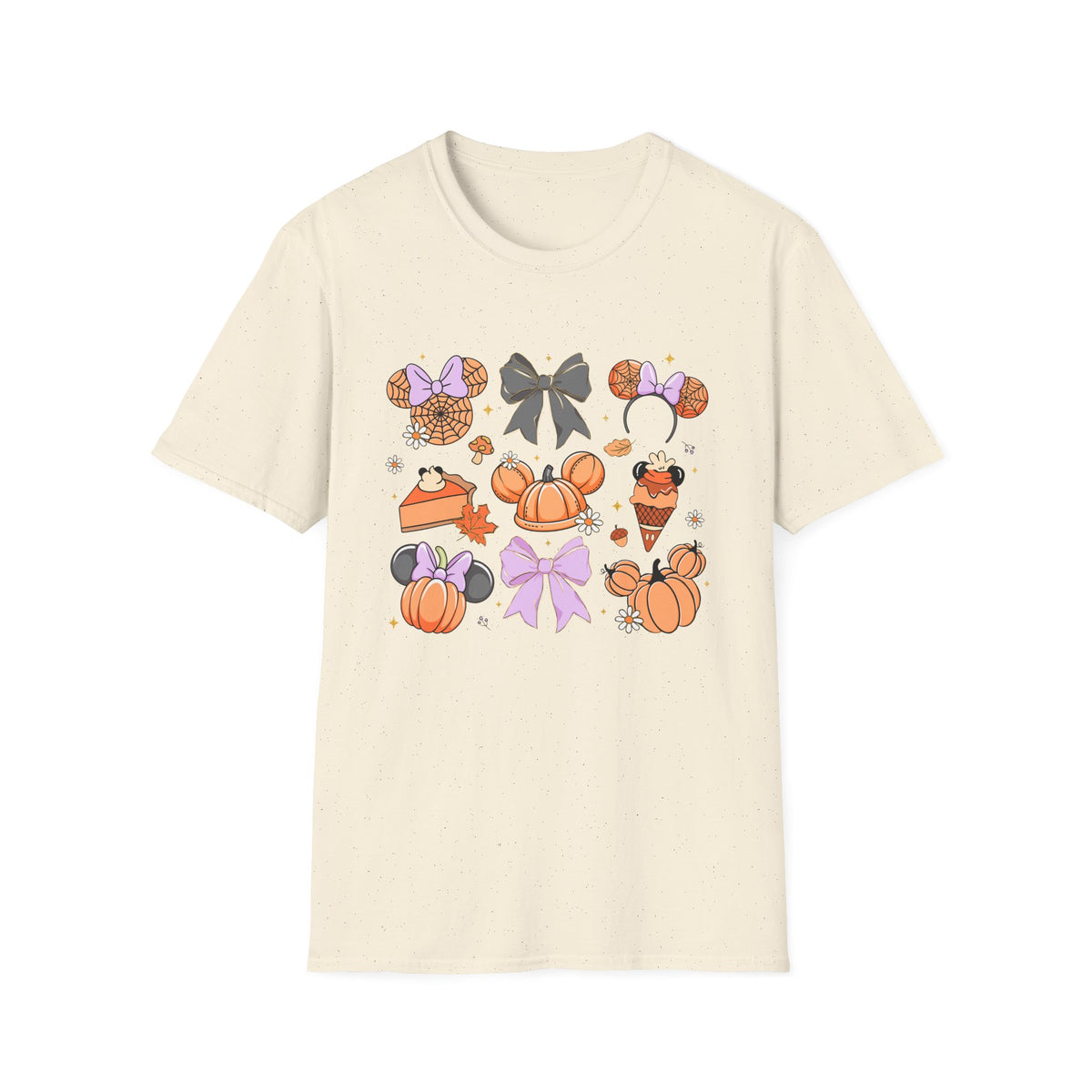 Halloween Pumpkin Mouse Ears T-Shirt